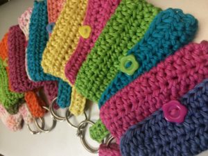 Mini Bag Keychain Free Knitting Pattern